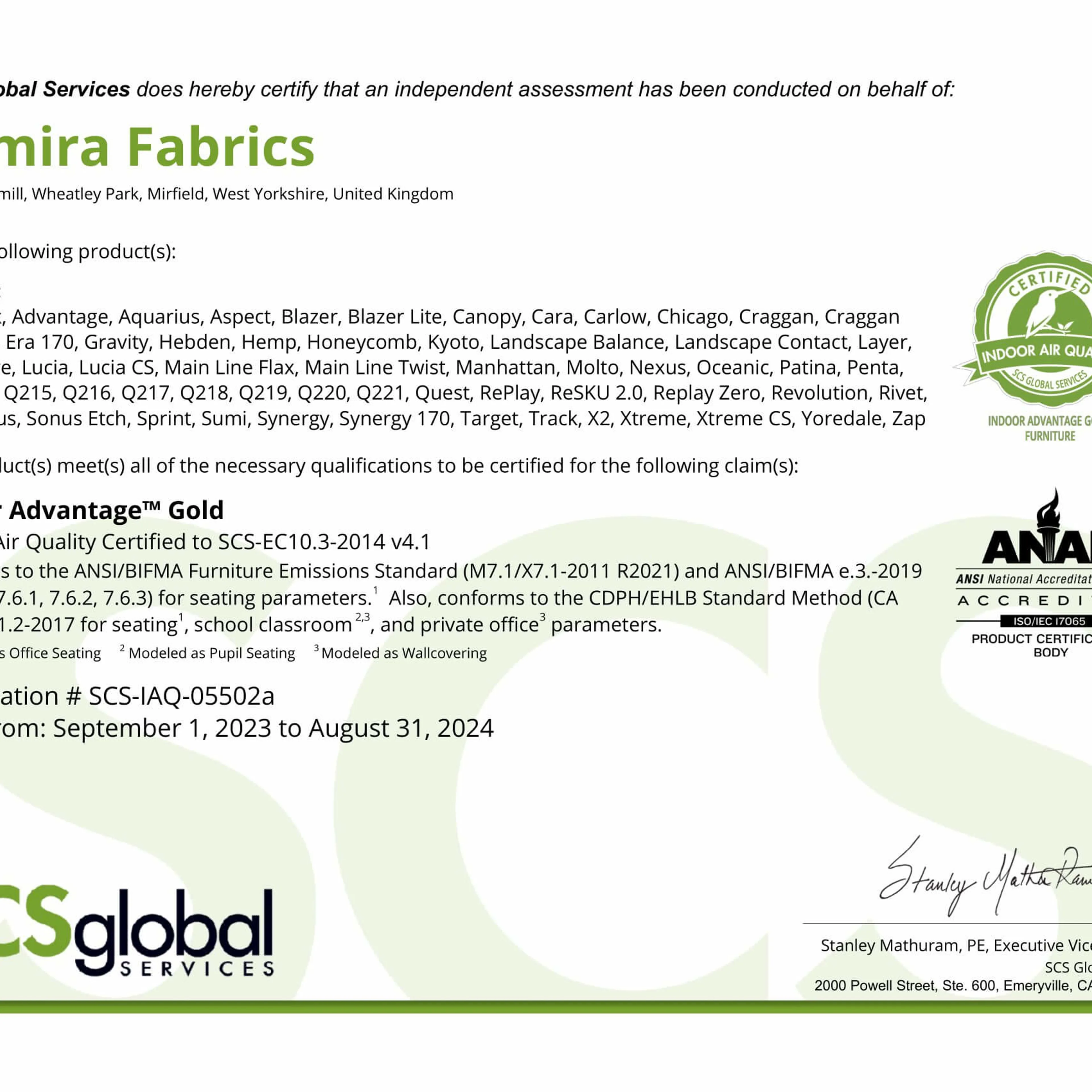 Indoor Advantage Gold Indoor Advantage Gold
