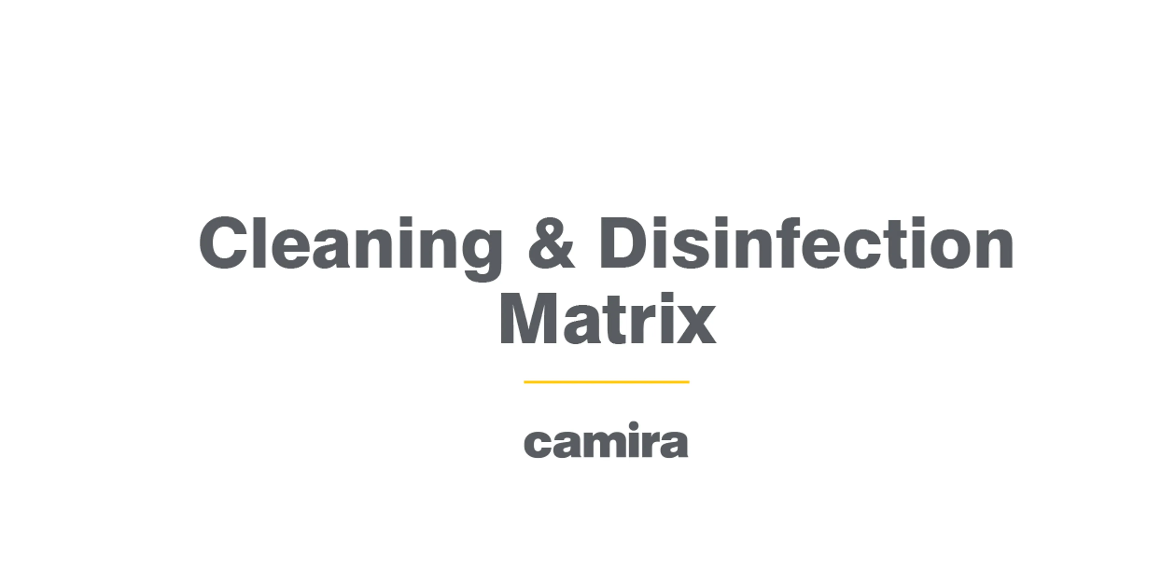 Cleaning Disinfection Matrix Transport 0322 1