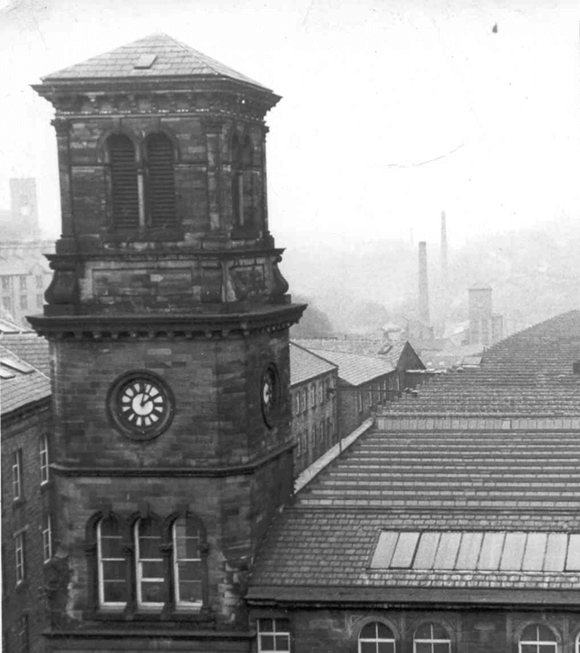 The original Holdsworth mill at Shaw Lodge Mills c1830