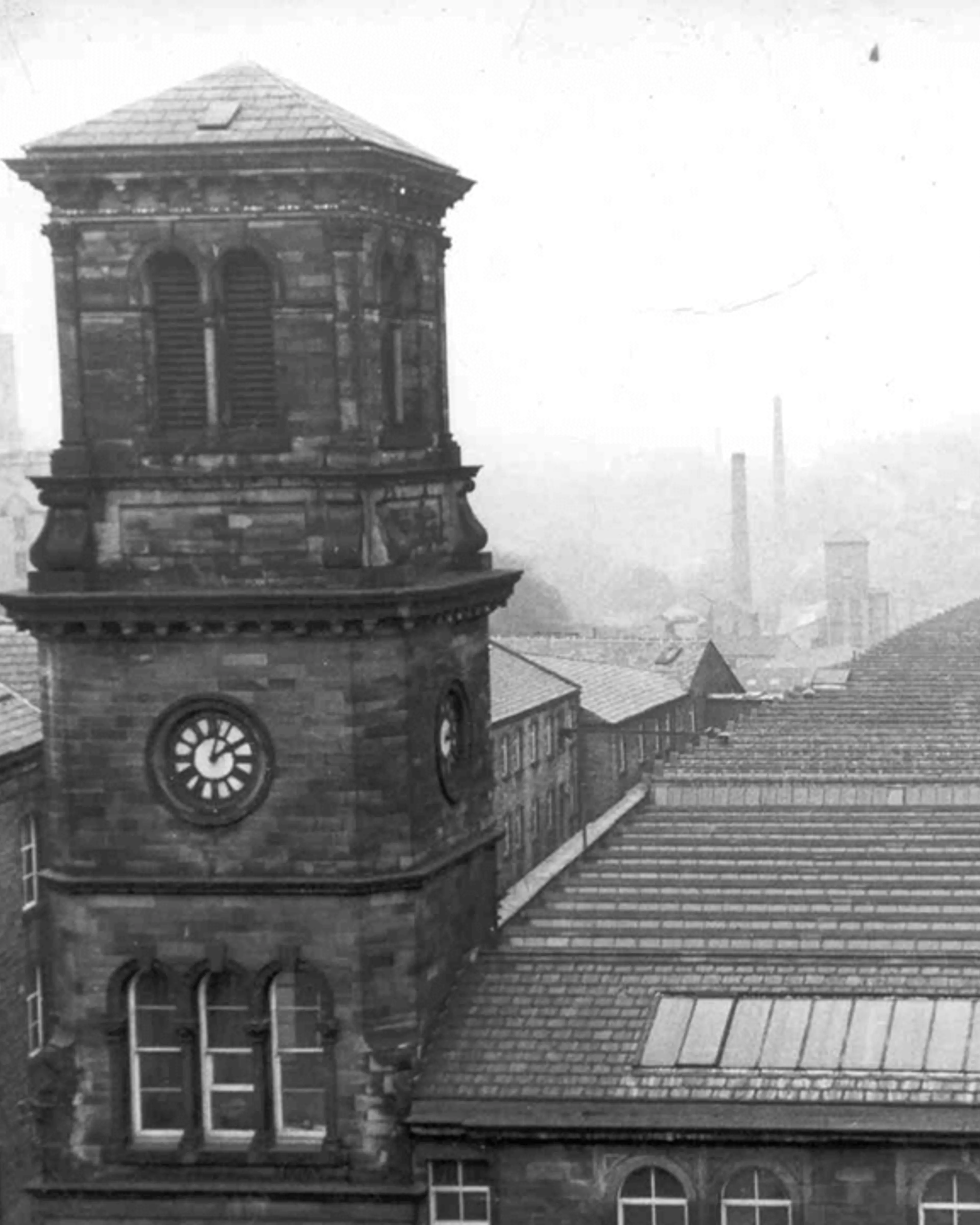 The original Holdsworth mill at Shaw Lodge Mills c1830 The original Holdsworth mill at Shaw Lodge Mills c1830