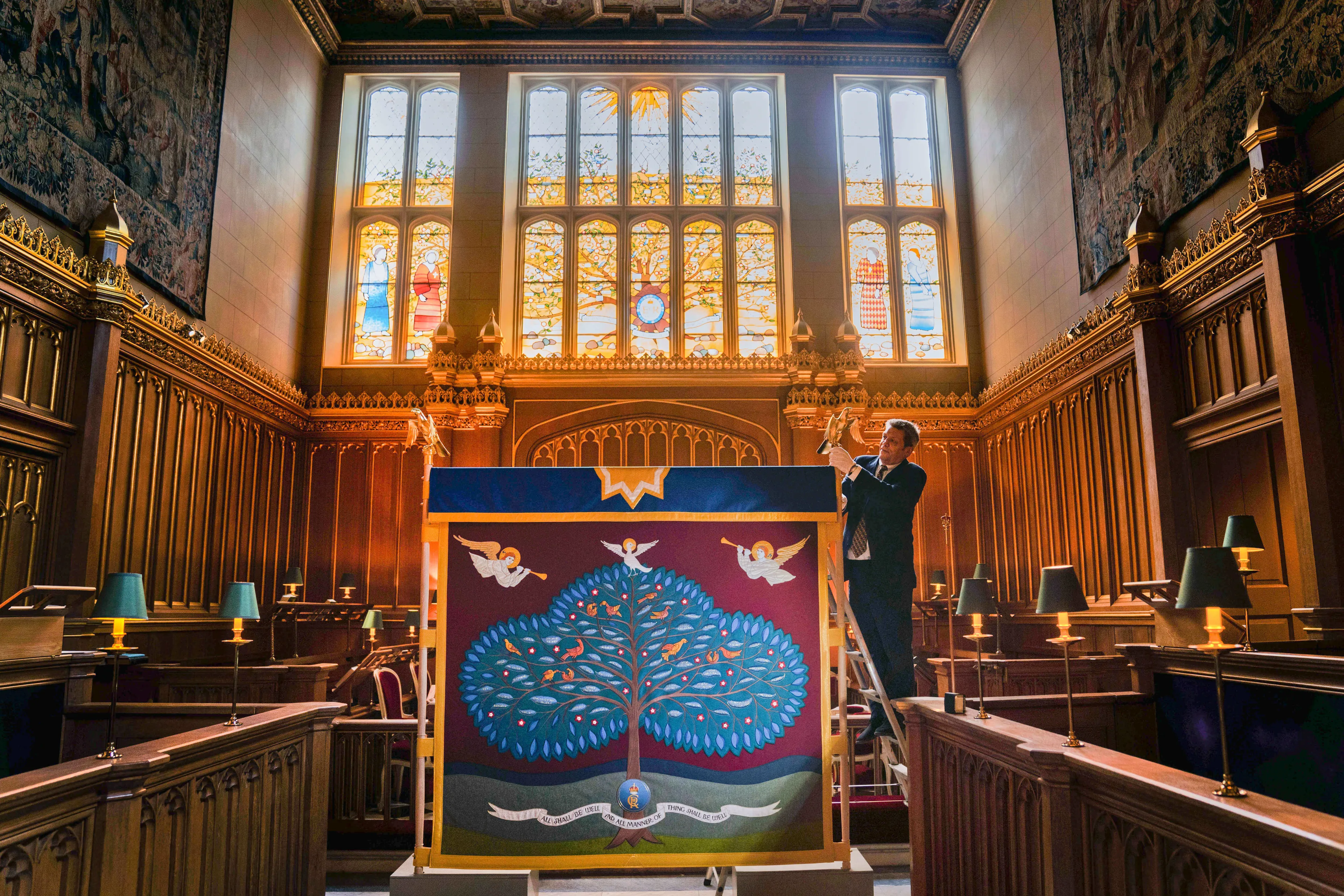 Anointing Screen At The Chapel Royal, St James S Palace Credit Press Association, 2023 1