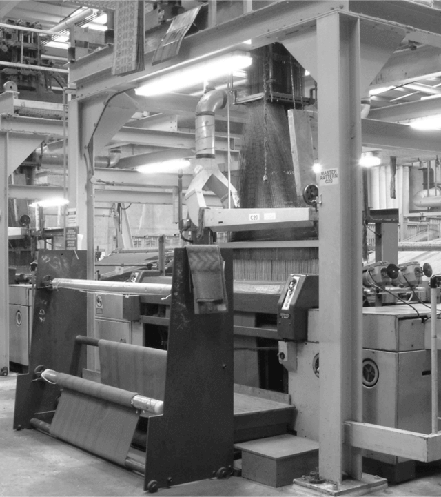 Looms at our Meltham HQ